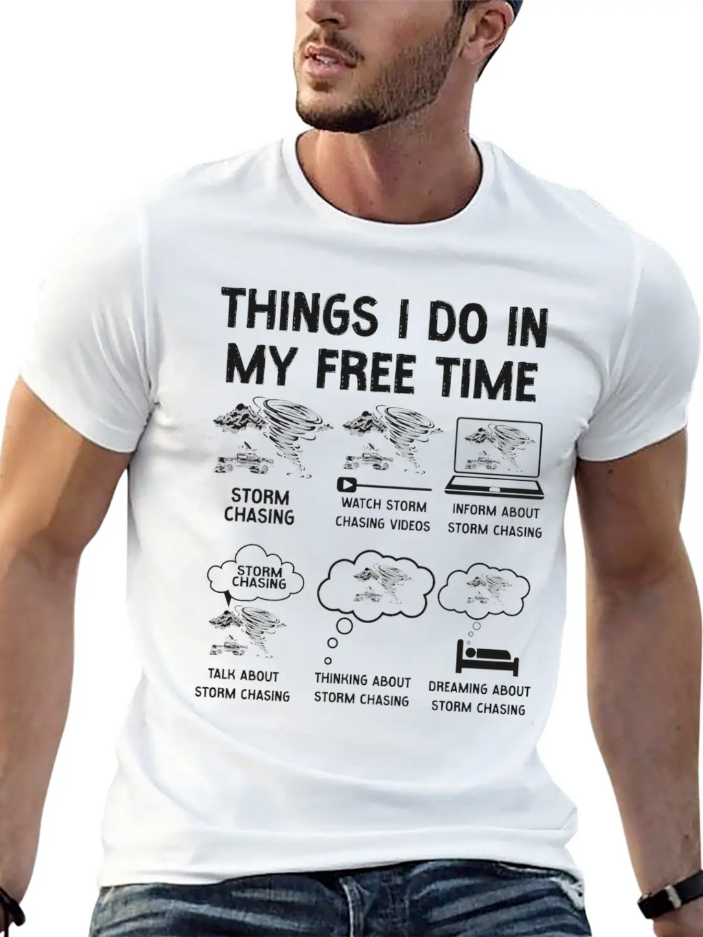 Storm Chaser Hurricane Meteorology Classic Cotton Tee – Unisex Comfort For Any Season