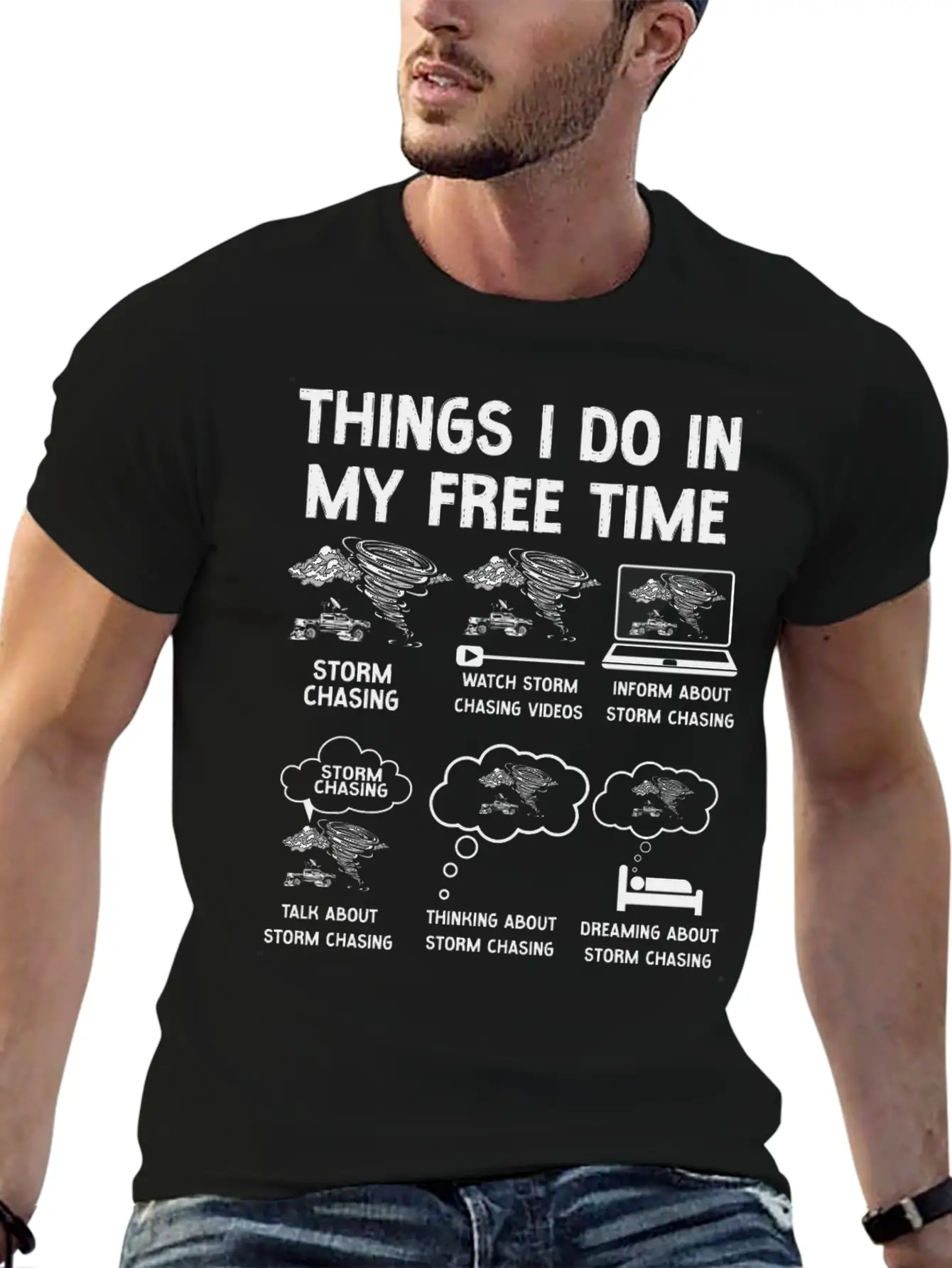 Storm Chaser Hurricane Meteorology Classic Cotton Tee – Unisex Comfort For Any Season