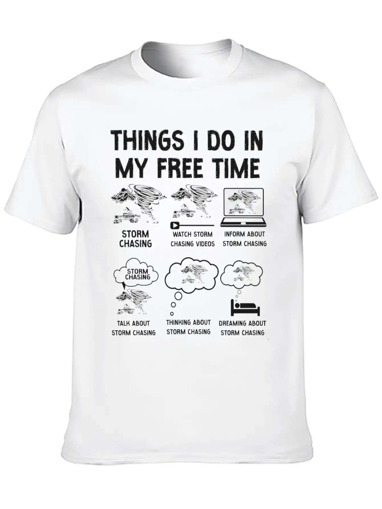 Storm Chaser Hurricane Meteorology Classic Cotton Tee – Unisex Comfort For Any Season