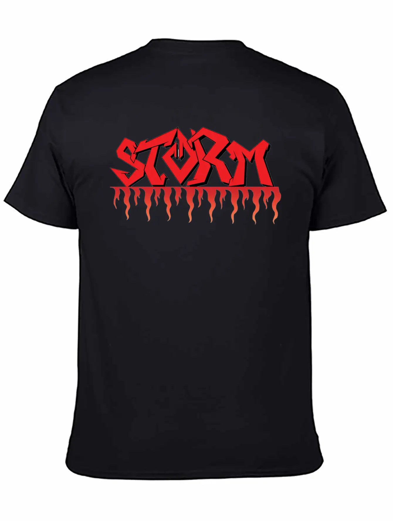 Storm Logo,sports Typographylogo,Melbourne Storm, Basic Graphic T-Shirt – Daily Comfort In Soft Cotton