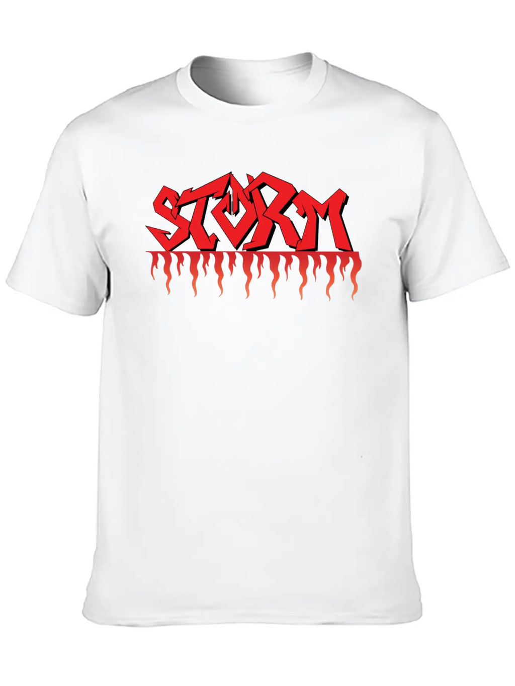 Storm Logo,sports Typographylogo,Melbourne Storm, Basic Graphic T-Shirt – Daily Comfort In Soft Cotton