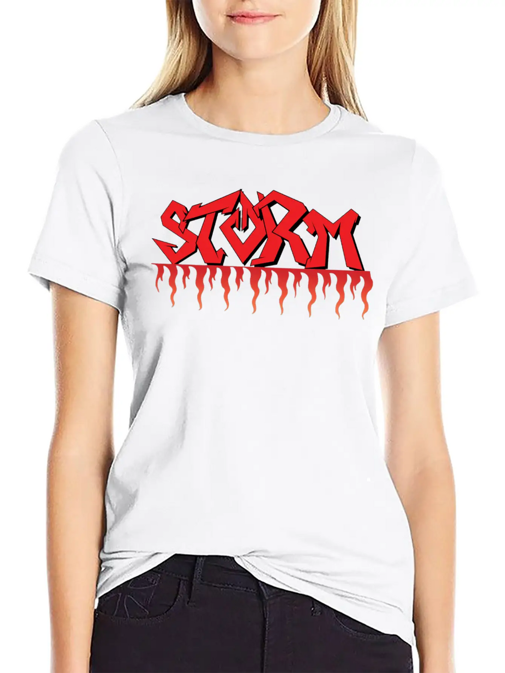 Storm Logo,sports Typographylogo,Melbourne Storm, Basic Graphic T-Shirt – Daily Comfort In Soft Cotton