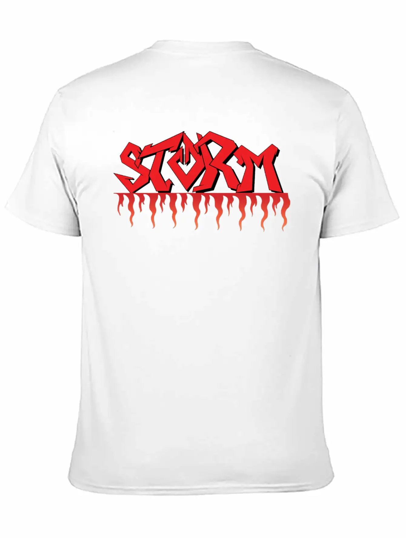 Storm Logo,sports Typographylogo,Melbourne Storm, Basic Graphic T-Shirt – Daily Comfort In Soft Cotton