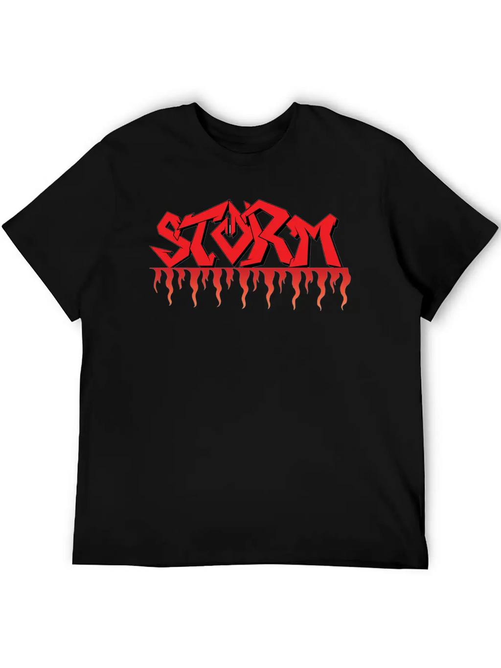 Storm Logo,sports Typographylogo,Melbourne Storm, Basic Graphic T-Shirt – Daily Comfort In Soft Cotton