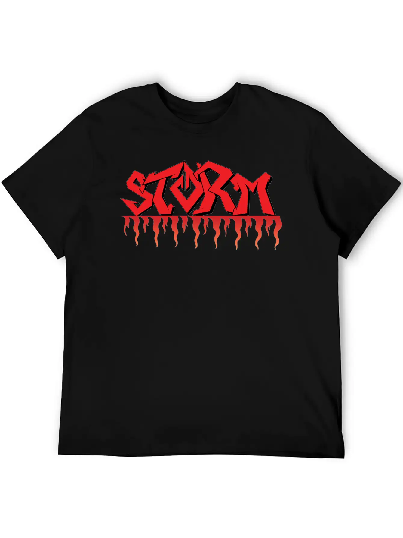 Storm Logo,sports Typographylogo,Melbourne Storm, Basic Graphic T-Shirt – Daily Comfort In Soft Cotton