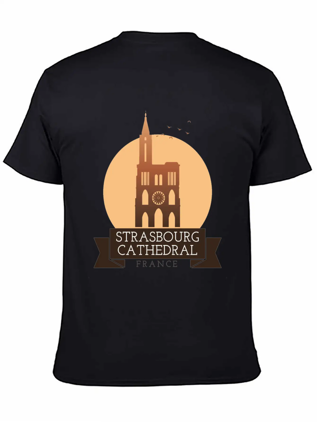 Strasbourg Cathedral - France Breathable Soft Cotton T-Shirt – Timeless Casual Look