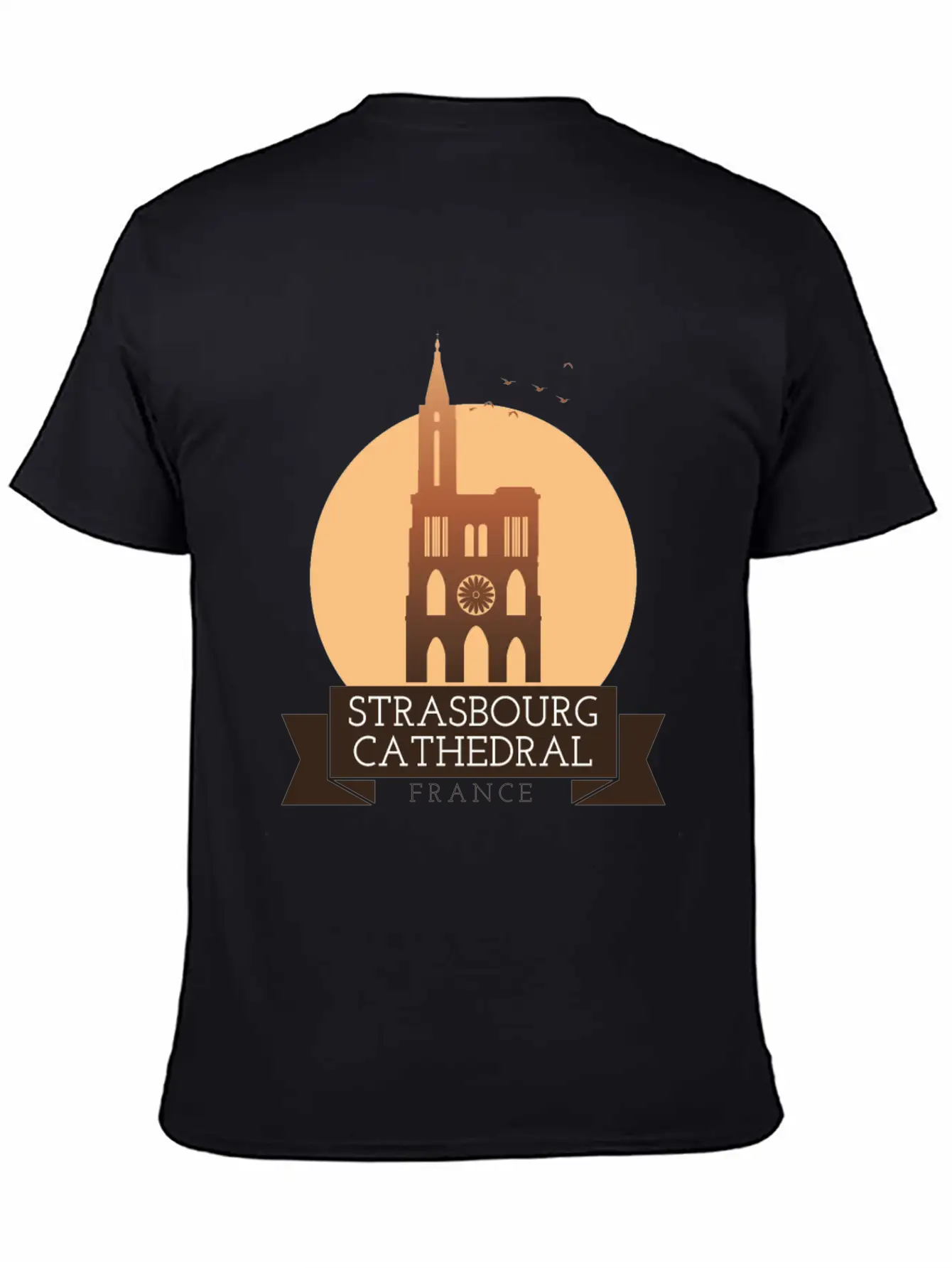 Strasbourg Cathedral - France Breathable Soft Cotton T-Shirt – Timeless Casual Look