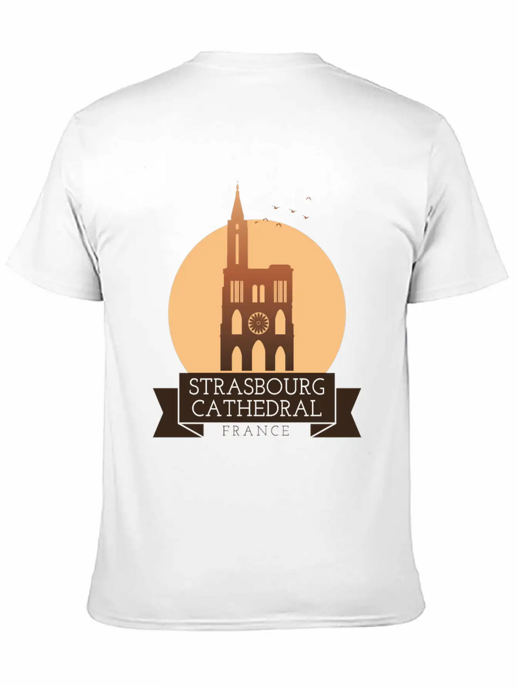 Strasbourg Cathedral - France Breathable Soft Cotton T-Shirt – Timeless Casual Look