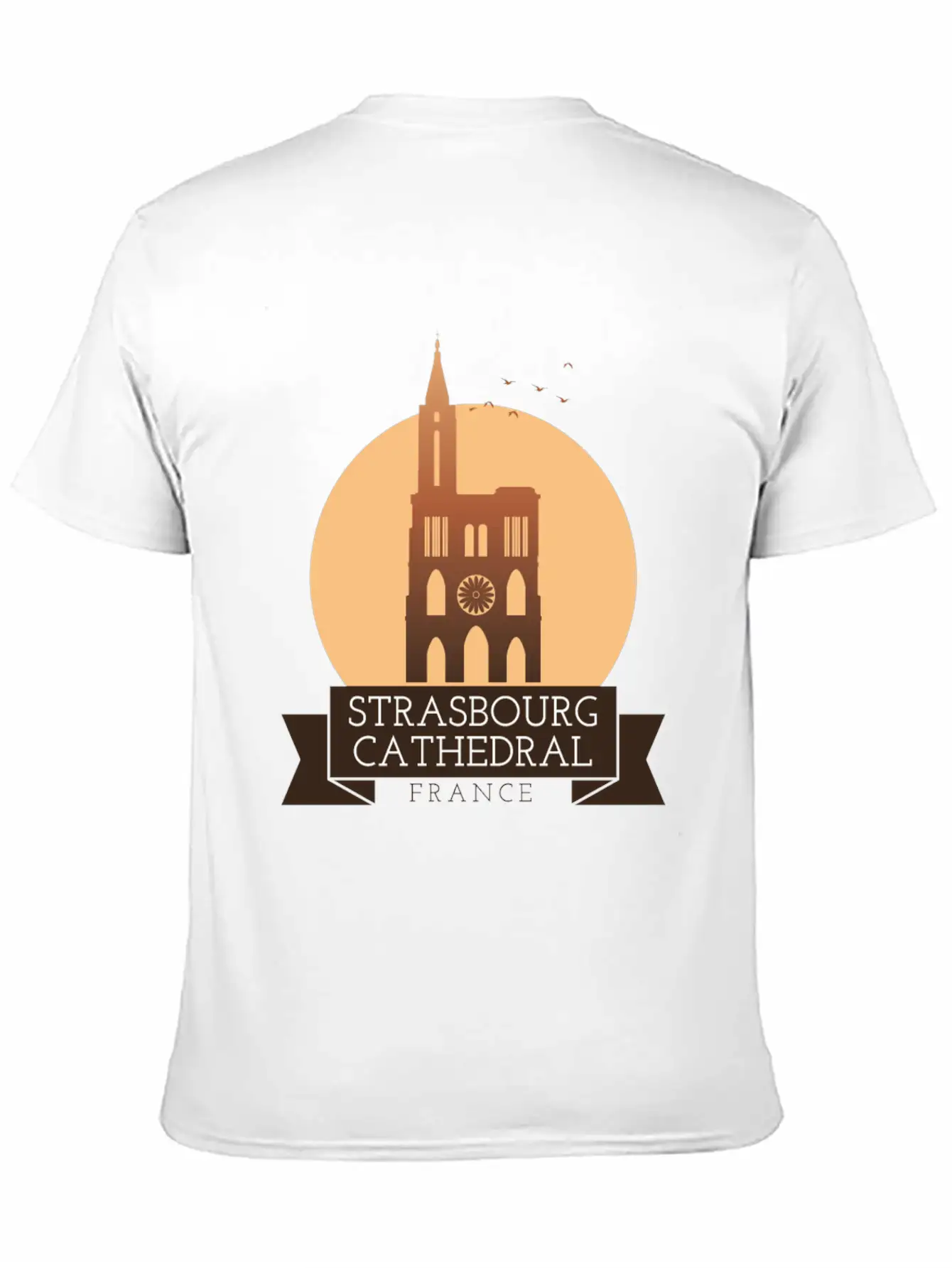 Strasbourg Cathedral - France Breathable Soft Cotton T-Shirt – Timeless Casual Look