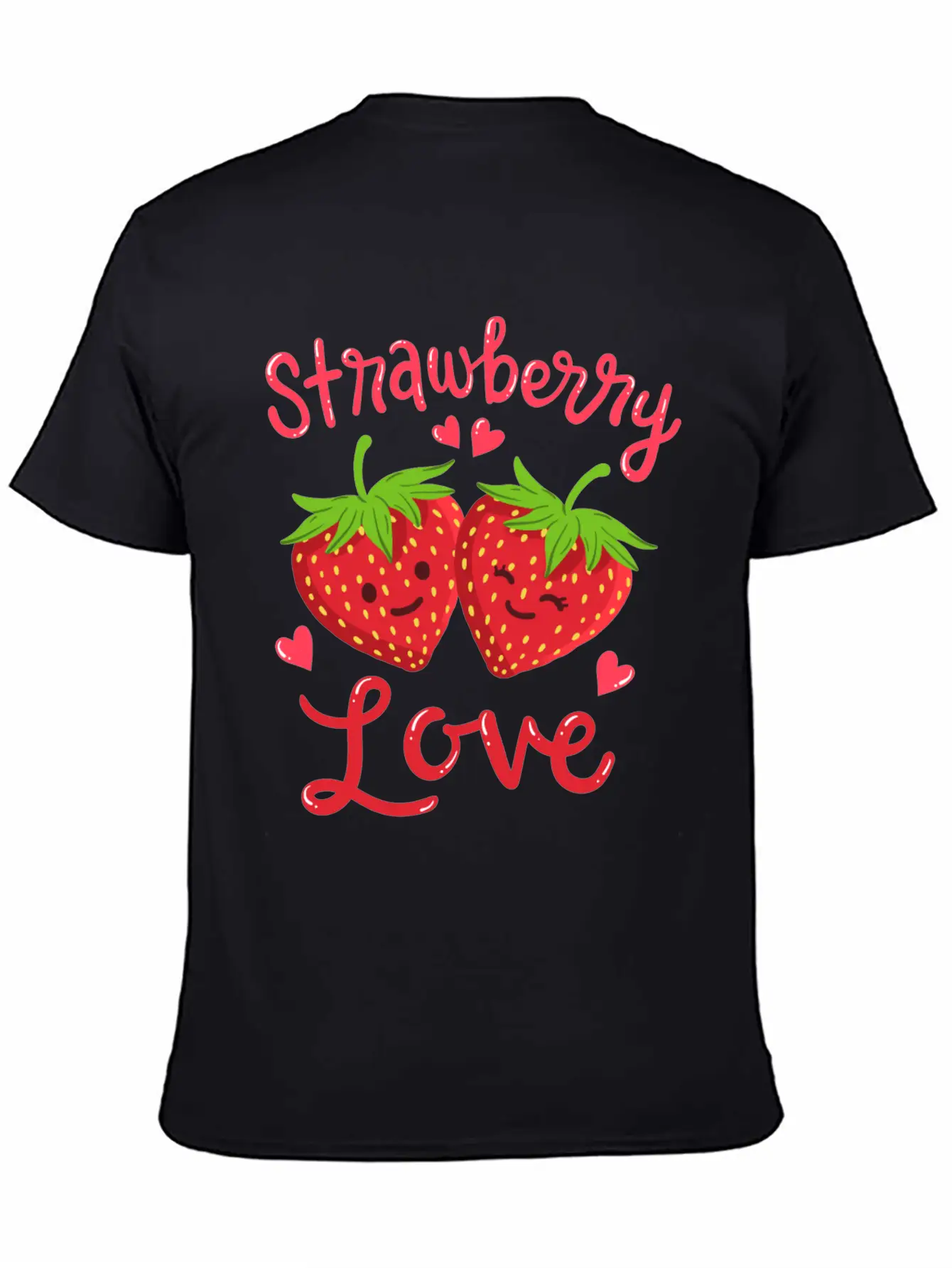 Strawberry Kawaii Stylish Everyday T-Shirt – Unisex Basic Cotton Tee