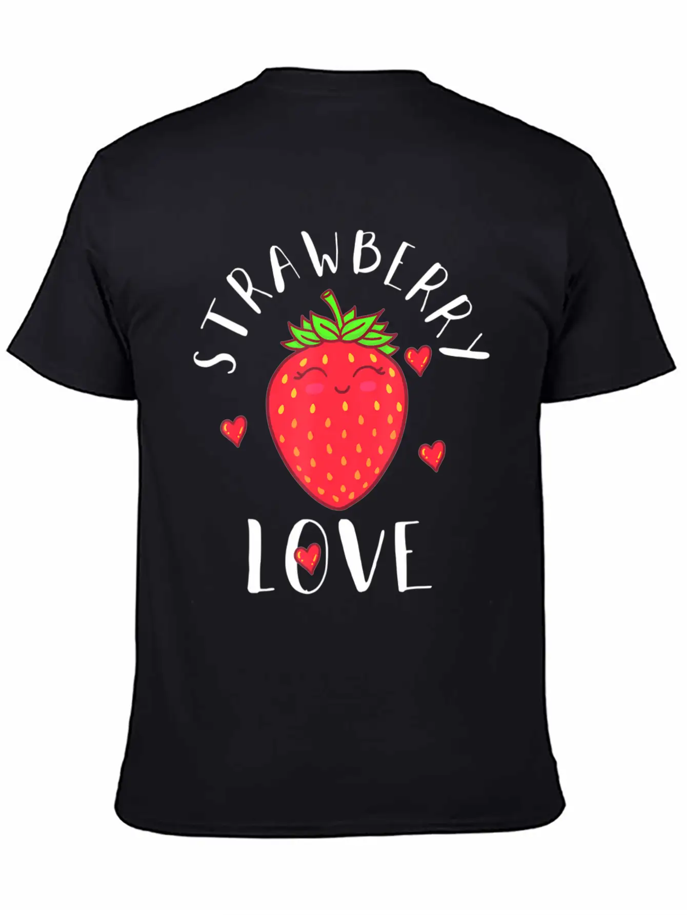 Strawberry Love Lover Fruit Smiling Farmer Greengr Breathable Graphic T-Shirt – Perfect For Casual Days