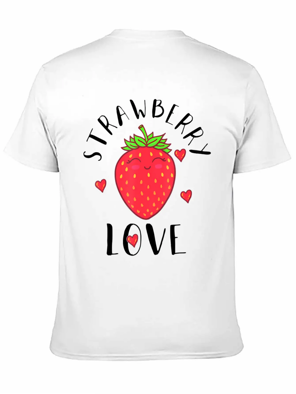 Strawberry Love Lover Fruit Smiling Farmer Greengr Breathable Graphic T-Shirt – Perfect For Casual Days