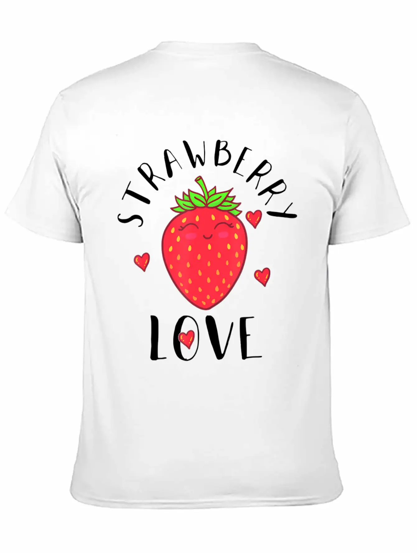 Strawberry Love Lover Fruit Smiling Farmer Greengr Breathable Graphic T-Shirt – Perfect For Casual Days