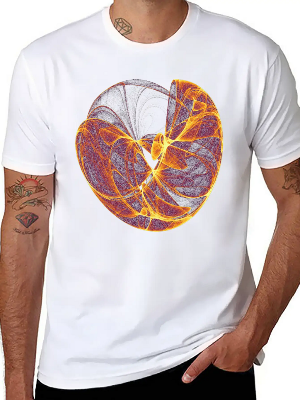 Streams Of Heart 8124 Inferno Classic Cotton Tee – Unisex Comfort For Any Season