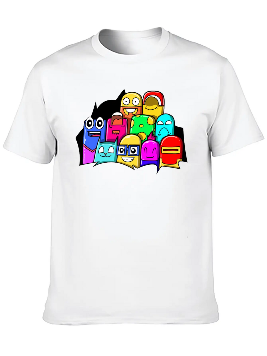 Street Art Cinema Cute Monsters Breathable Graphic T-Shirt – Perfect For Casual Days