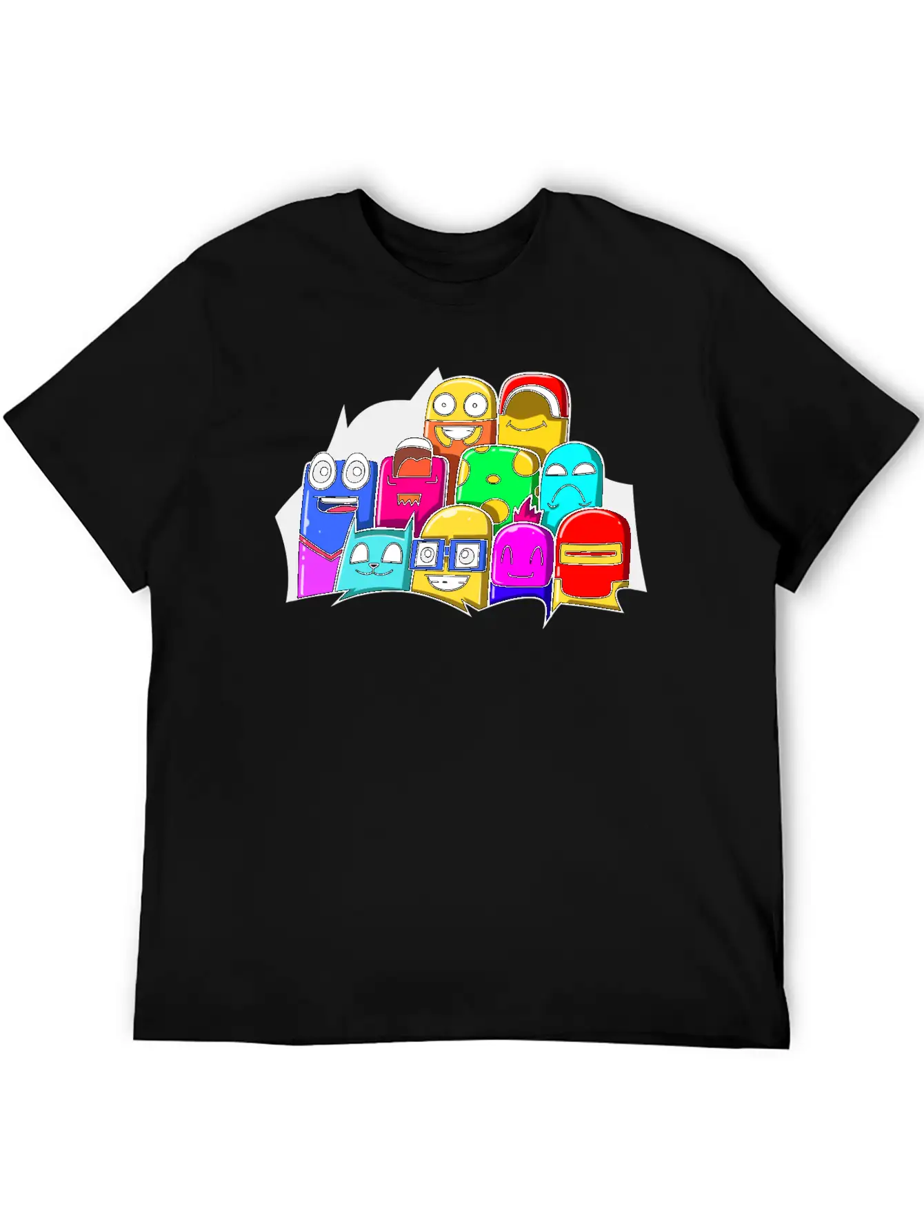 Street Art Cinema Cute Monsters Breathable Graphic T-Shirt – Perfect For Casual Days
