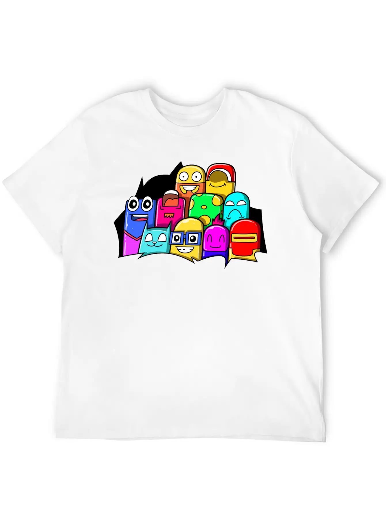 Street Art Cinema Cute Monsters Breathable Graphic T-Shirt – Perfect For Casual Days