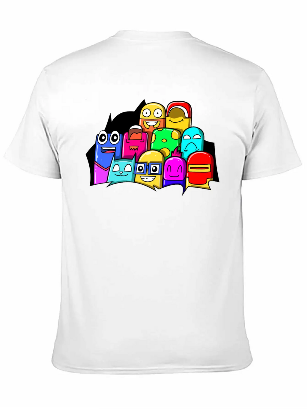 Street Art Cinema Cute Monsters Breathable Graphic T-Shirt – Perfect For Casual Days