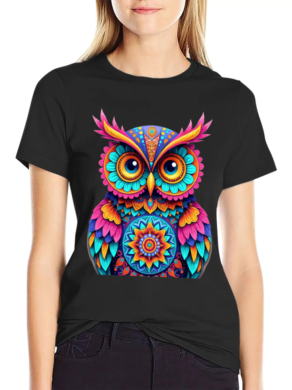 Street Art Owl For A Street Art Fans Artists Spra Breathable Soft Cotton T-Shirt – Timeless Casual Look