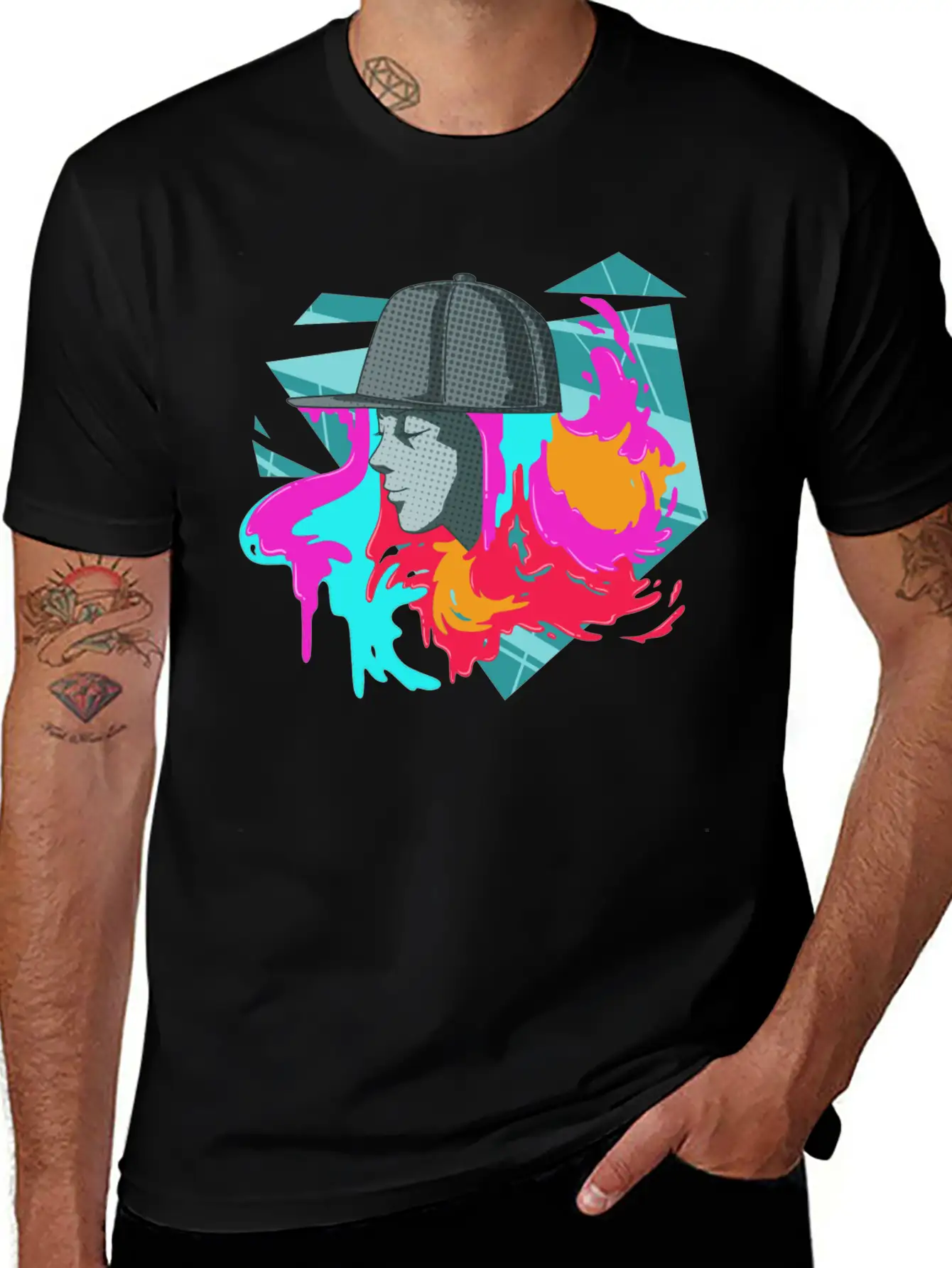 Streetart For A Street Art Fans Artists Sprayers Breathable Soft Cotton T-Shirt – Timeless Casual Look