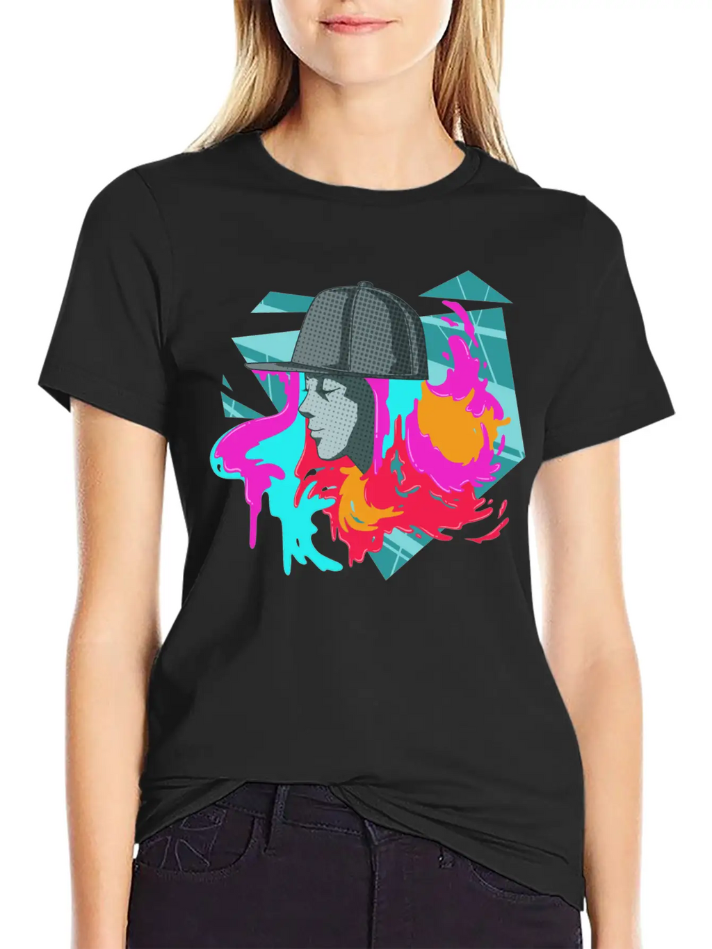 Streetart For A Street Art Fans Artists Sprayers Breathable Soft Cotton T-Shirt – Timeless Casual Look