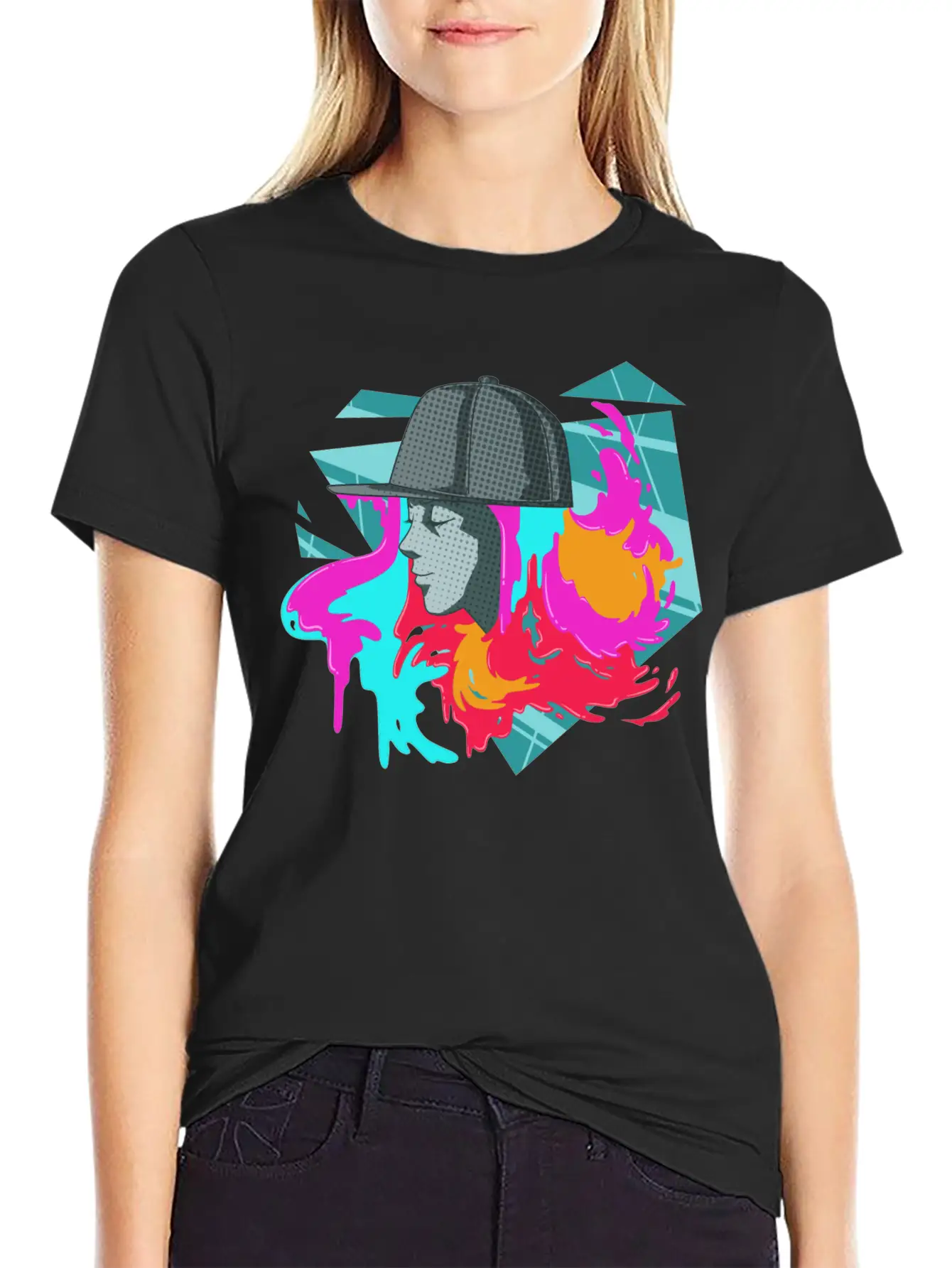 Streetart For A Street Art Fans Artists Sprayers Breathable Soft Cotton T-Shirt – Timeless Casual Look
