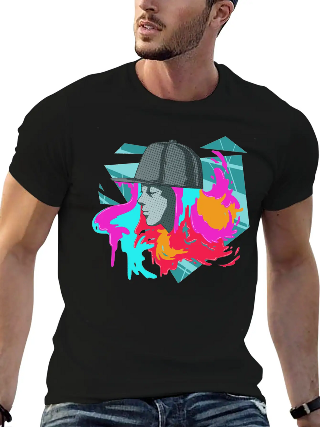 Streetart For A Street Art Fans Artists Sprayers Breathable Soft Cotton T-Shirt – Timeless Casual Look