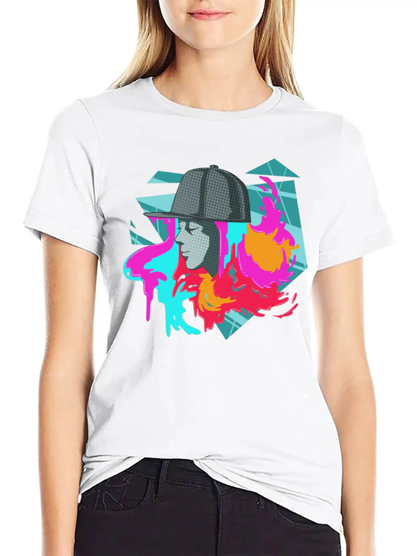 Streetart For A Street Art Fans Artists Sprayers Breathable Soft Cotton T-Shirt – Timeless Casual Look