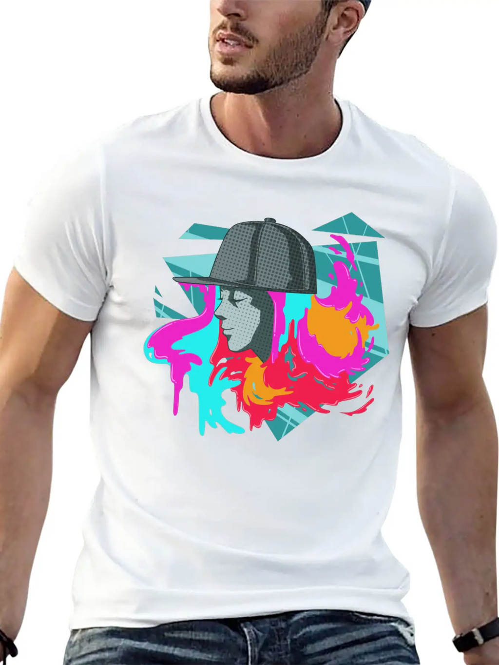 Streetart For A Street Art Fans Artists Sprayers Breathable Soft Cotton T-Shirt – Timeless Casual Look