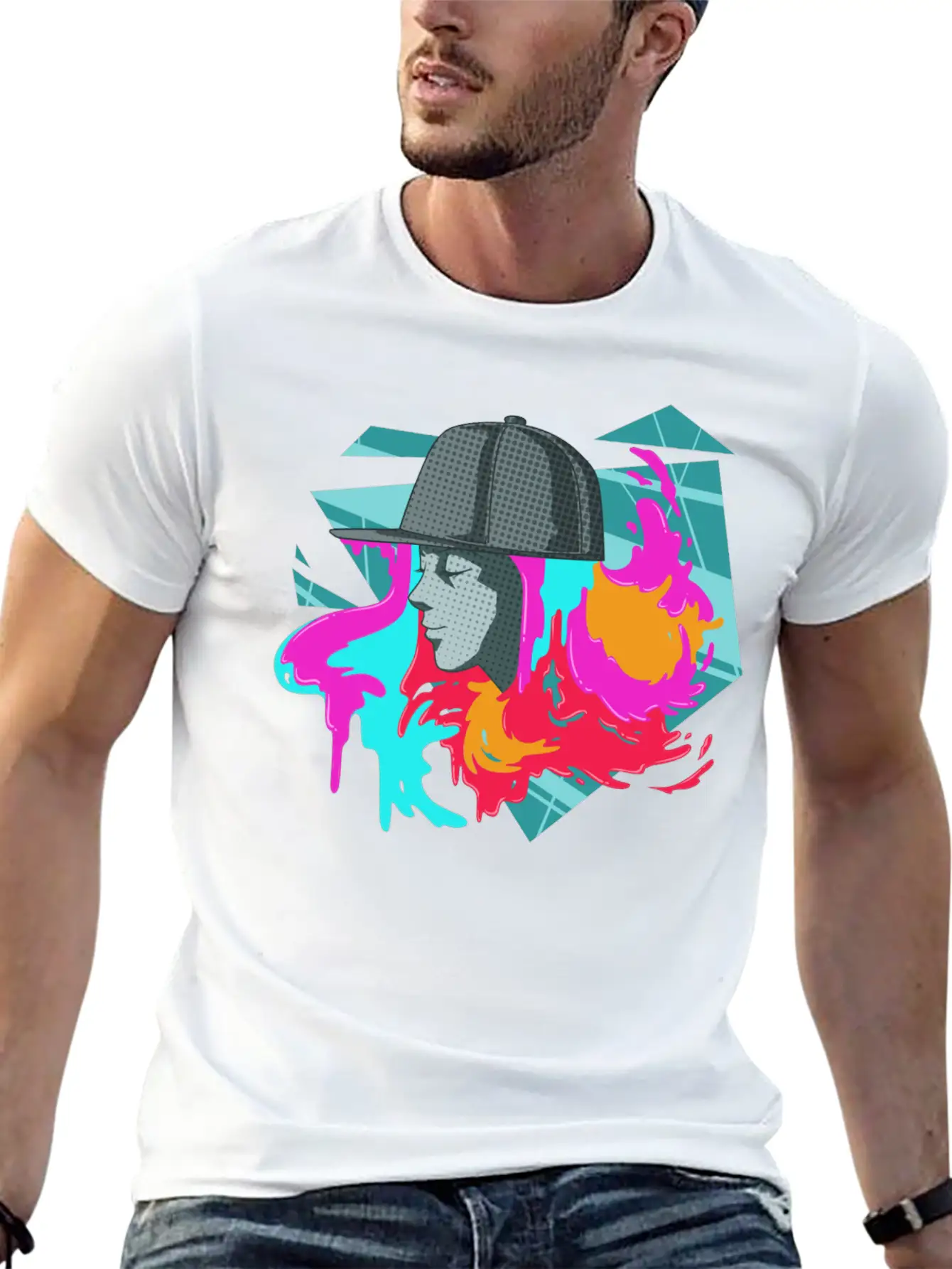 Streetart For A Street Art Fans Artists Sprayers Breathable Soft Cotton T-Shirt – Timeless Casual Look