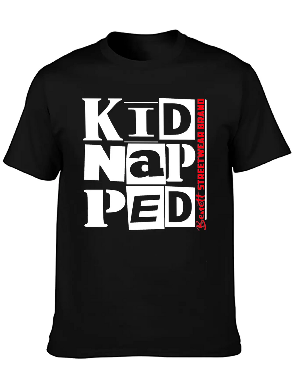 Streetwear Kidnapped Unisex Casual T-Shirt – Clean Design For Daily Comfort