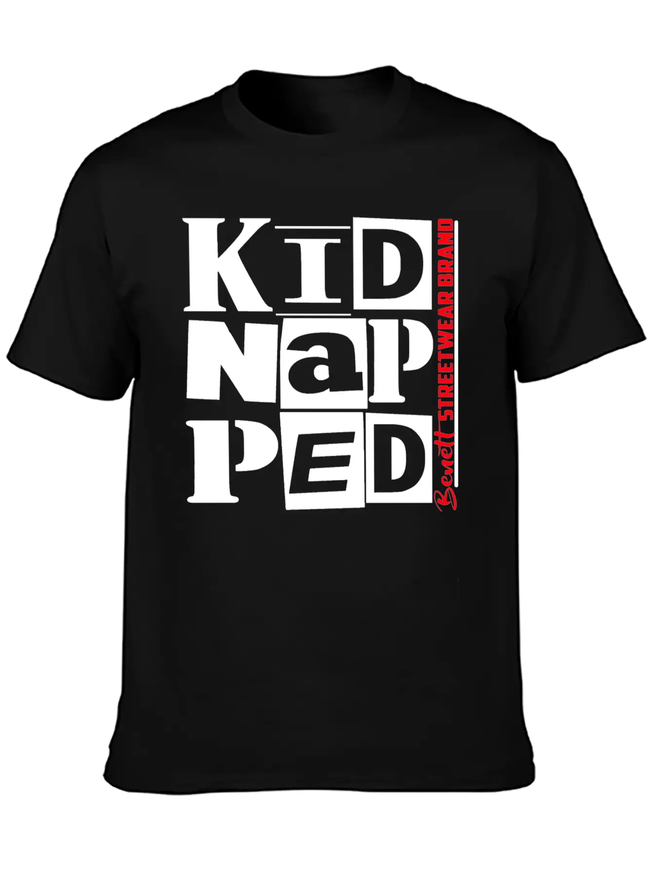 Streetwear Kidnapped Unisex Casual T-Shirt – Clean Design For Daily Comfort