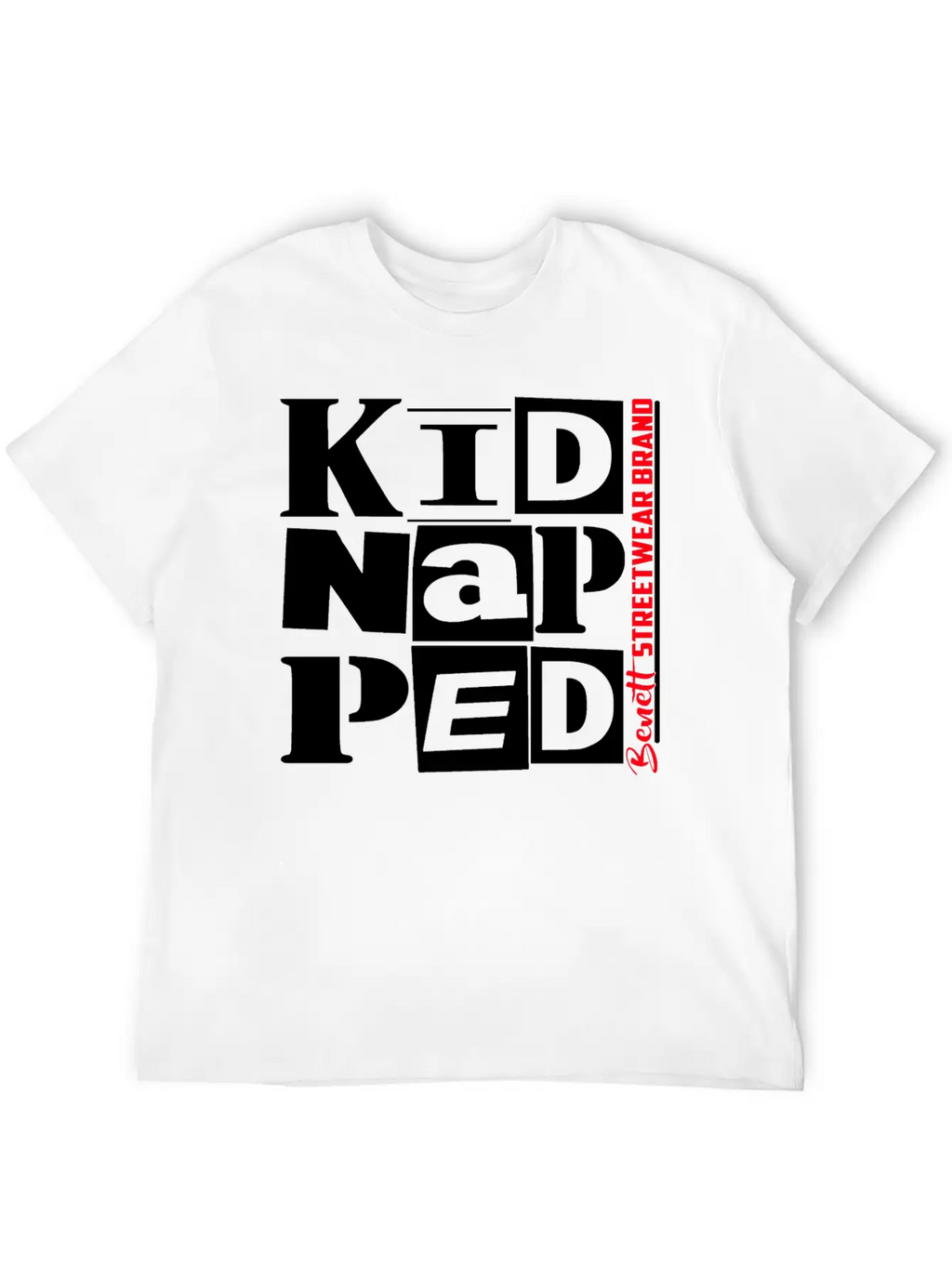 Streetwear Kidnapped Unisex Casual T-Shirt – Clean Design For Daily Comfort