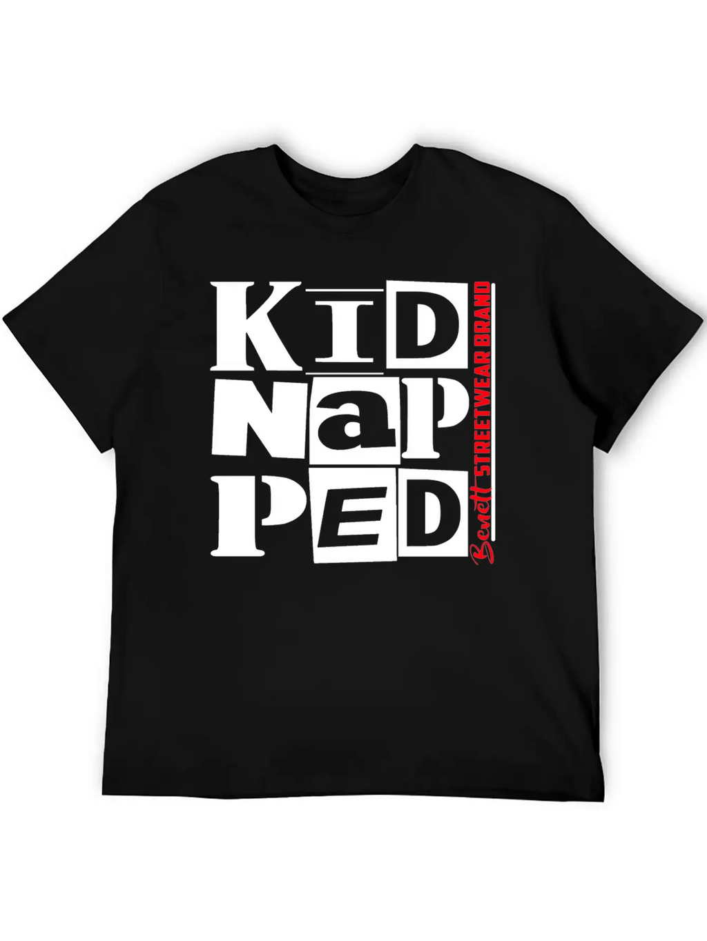 Streetwear Kidnapped Unisex Casual T-Shirt – Clean Design For Daily Comfort