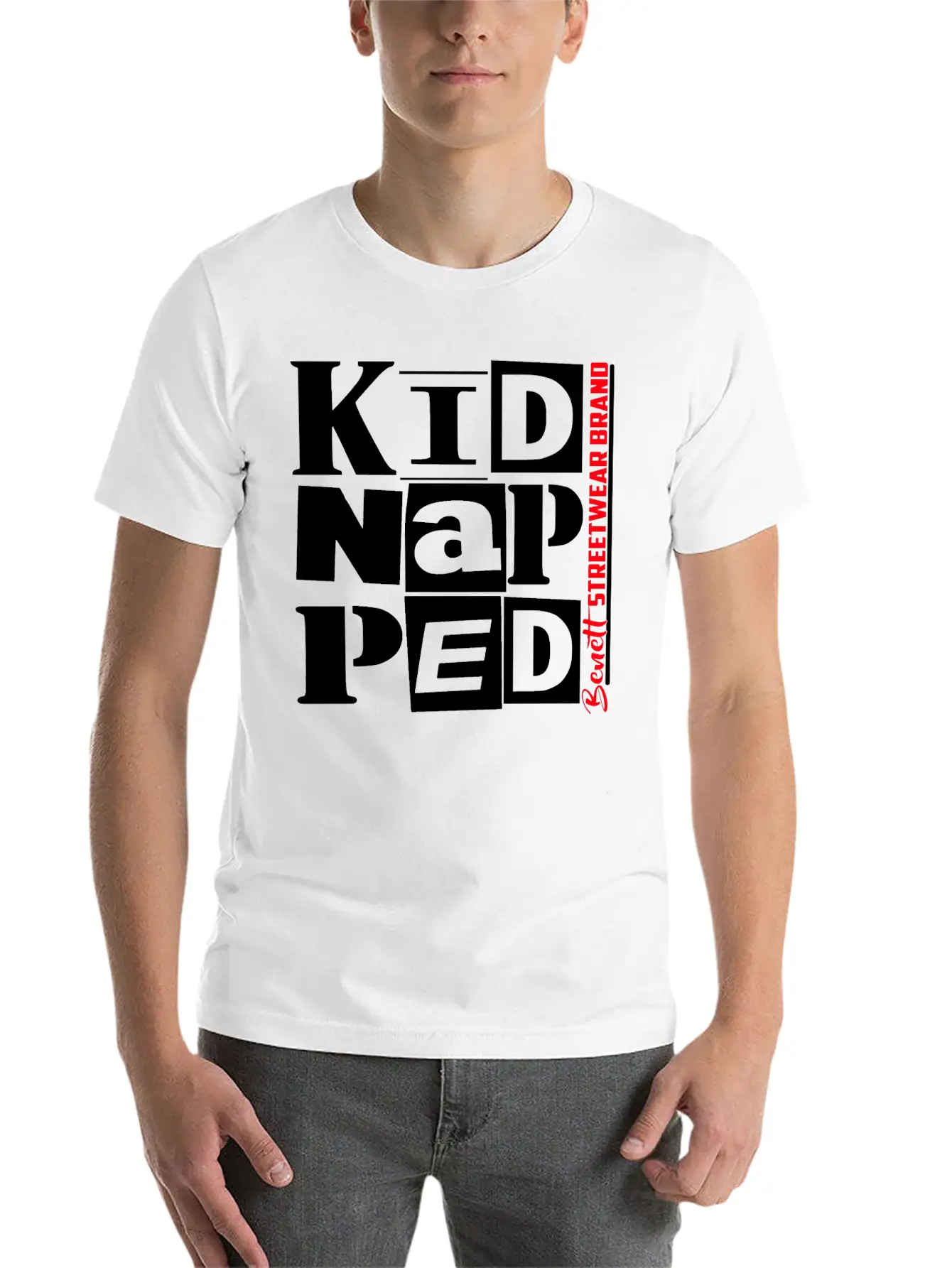 Streetwear Kidnapped Unisex Casual T-Shirt – Clean Design For Daily Comfort