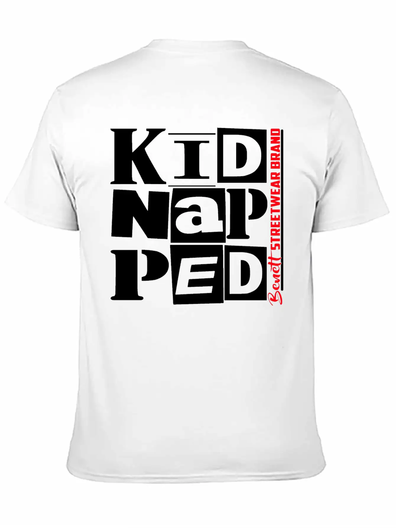 Streetwear Kidnapped Unisex Casual T-Shirt – Clean Design For Daily Comfort