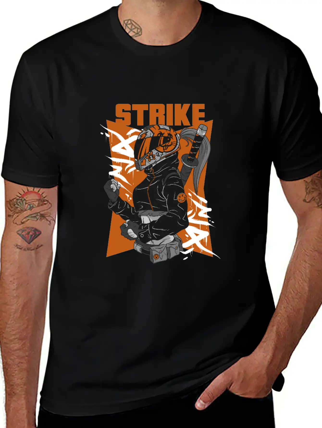 Strike Rebels Street Fashion Stylish Everyday T-Shirt – Unisex Basic Cotton Tee