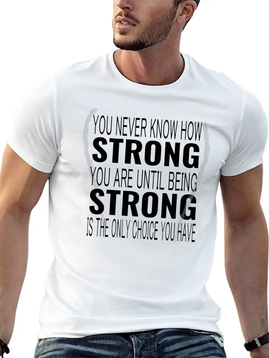 Strong Basic Graphic T-Shirt – Daily Comfort In Soft Cotton