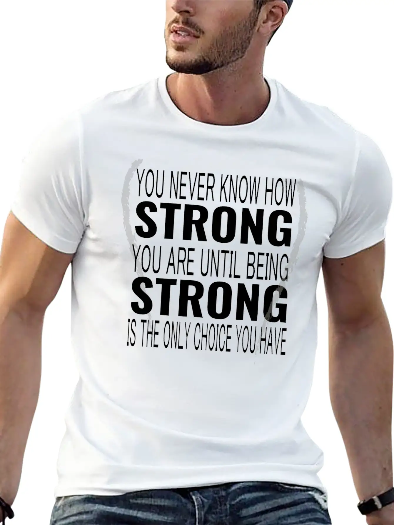 Strong Basic Graphic T-Shirt – Daily Comfort In Soft Cotton