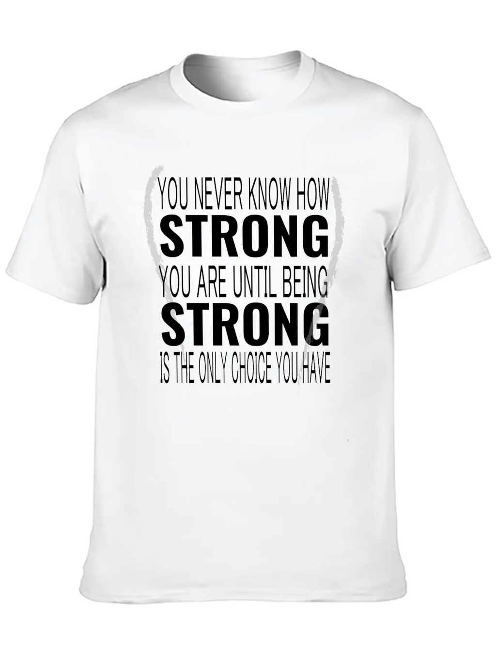 Strong Basic Graphic T-Shirt – Daily Comfort In Soft Cotton