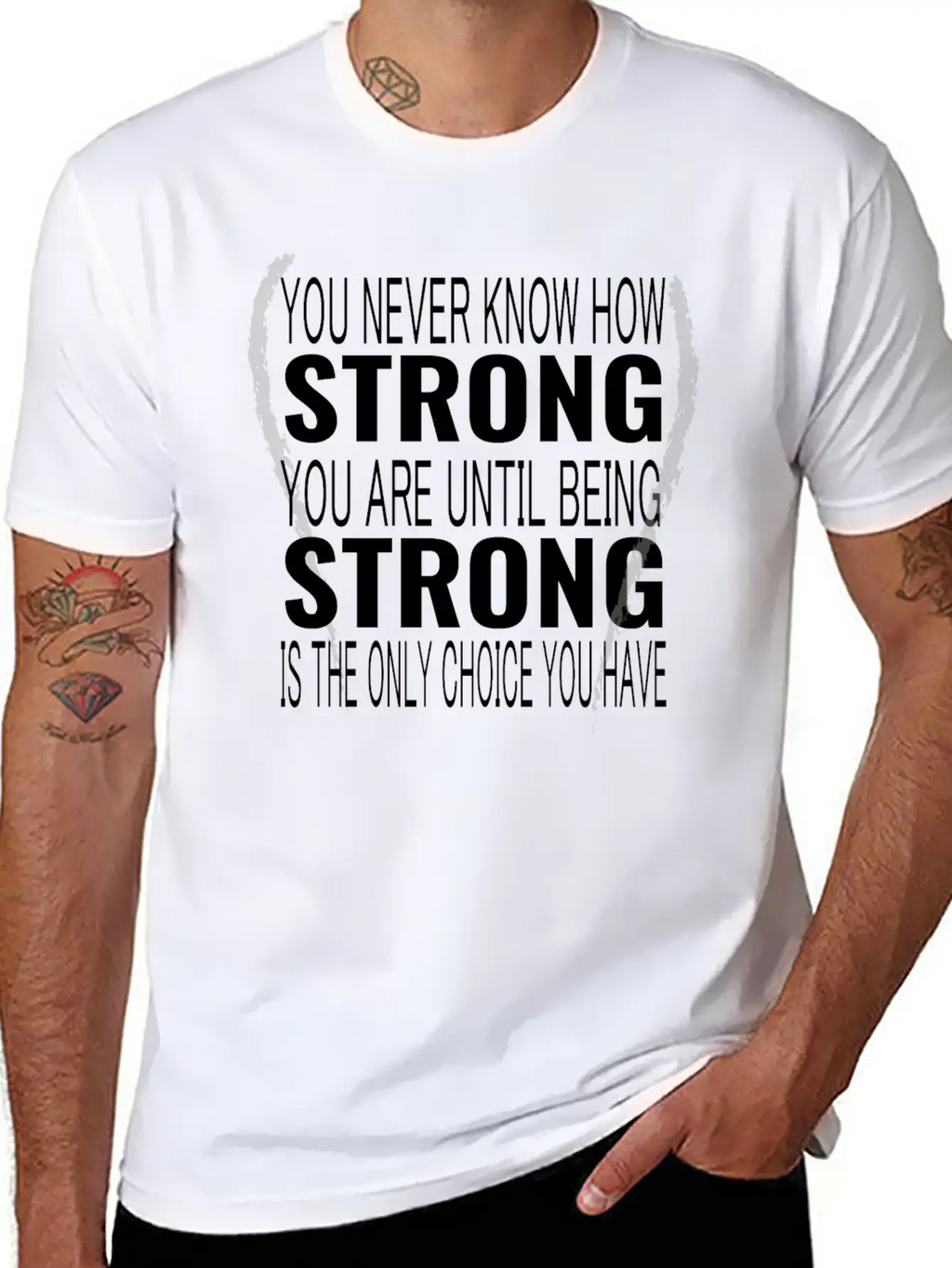 Strong Basic Graphic T-Shirt – Daily Comfort In Soft Cotton