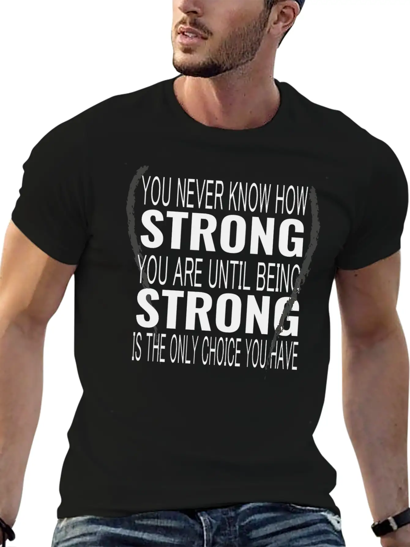 Strong Basic Graphic T-Shirt – Daily Comfort In Soft Cotton