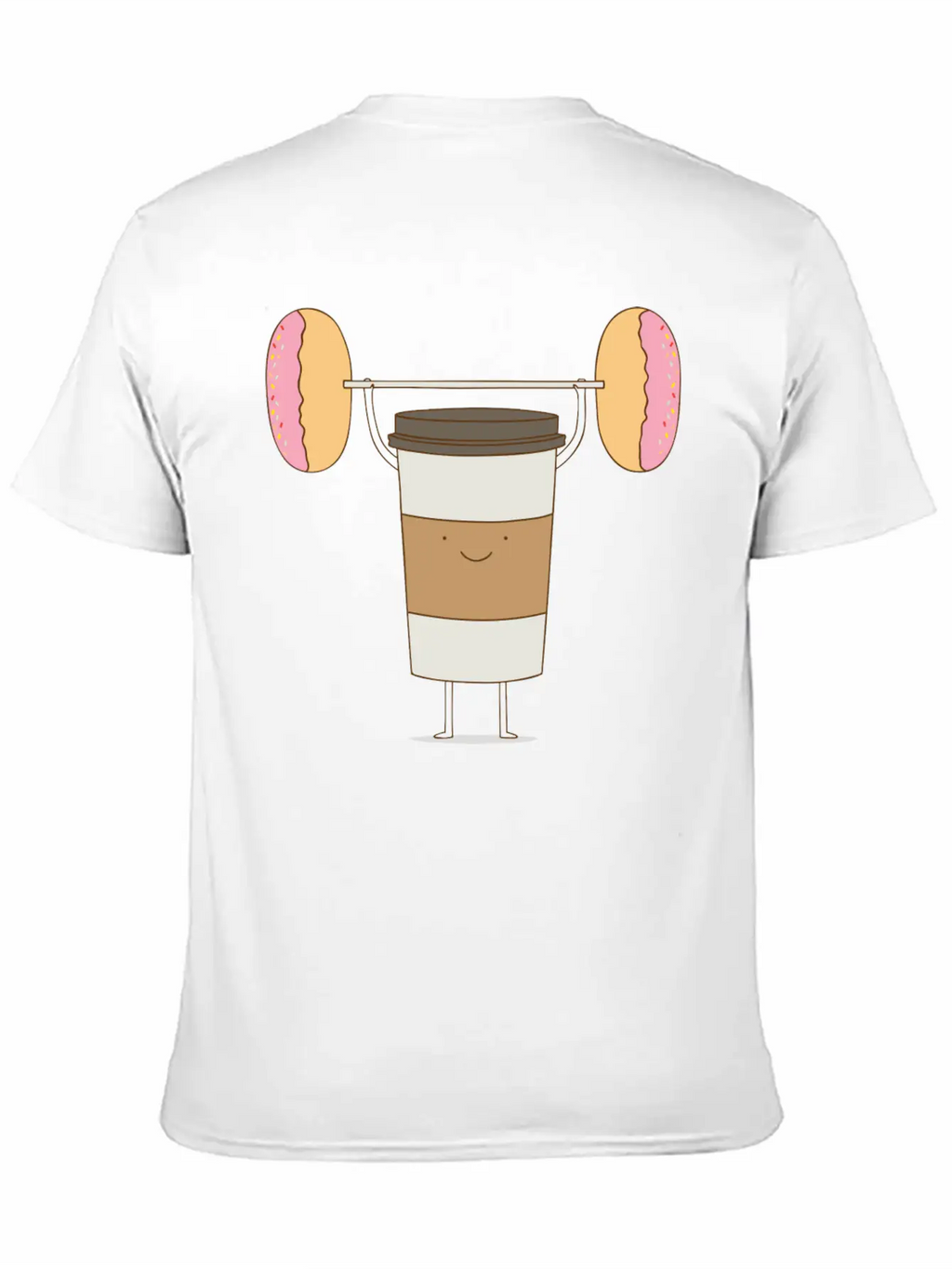 Strong Coffee Workout Breathable Soft Cotton T-Shirt – Timeless Casual Look
