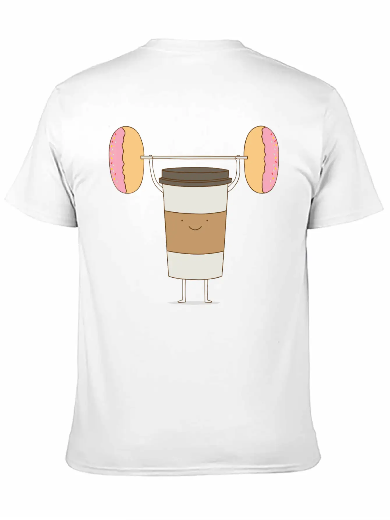 Strong Coffee Workout Breathable Soft Cotton T-Shirt – Timeless Casual Look
