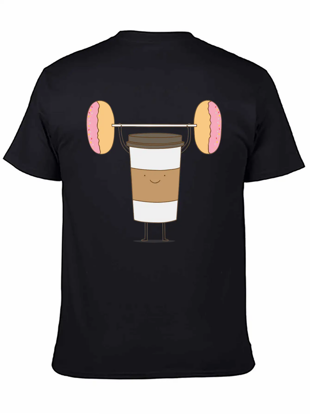 Strong Coffee Workout Breathable Soft Cotton T-Shirt – Timeless Casual Look