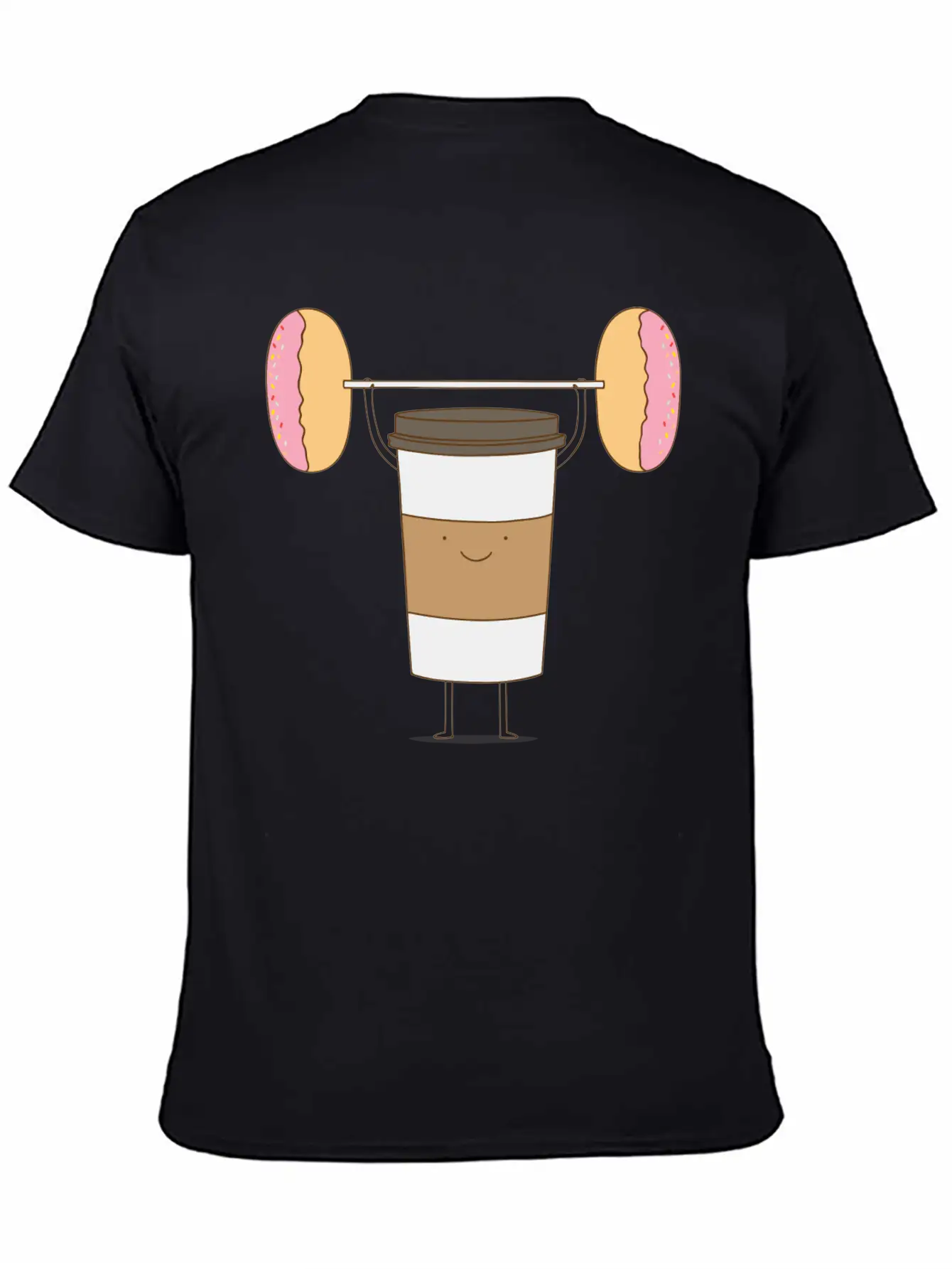 Strong Coffee Workout Breathable Soft Cotton T-Shirt – Timeless Casual Look