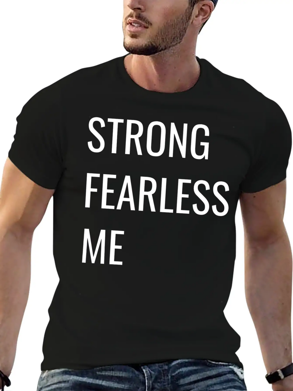 STRONG FEARLESS ME Timeless Short Sleeve Tee – Comfy And Minimalist Design