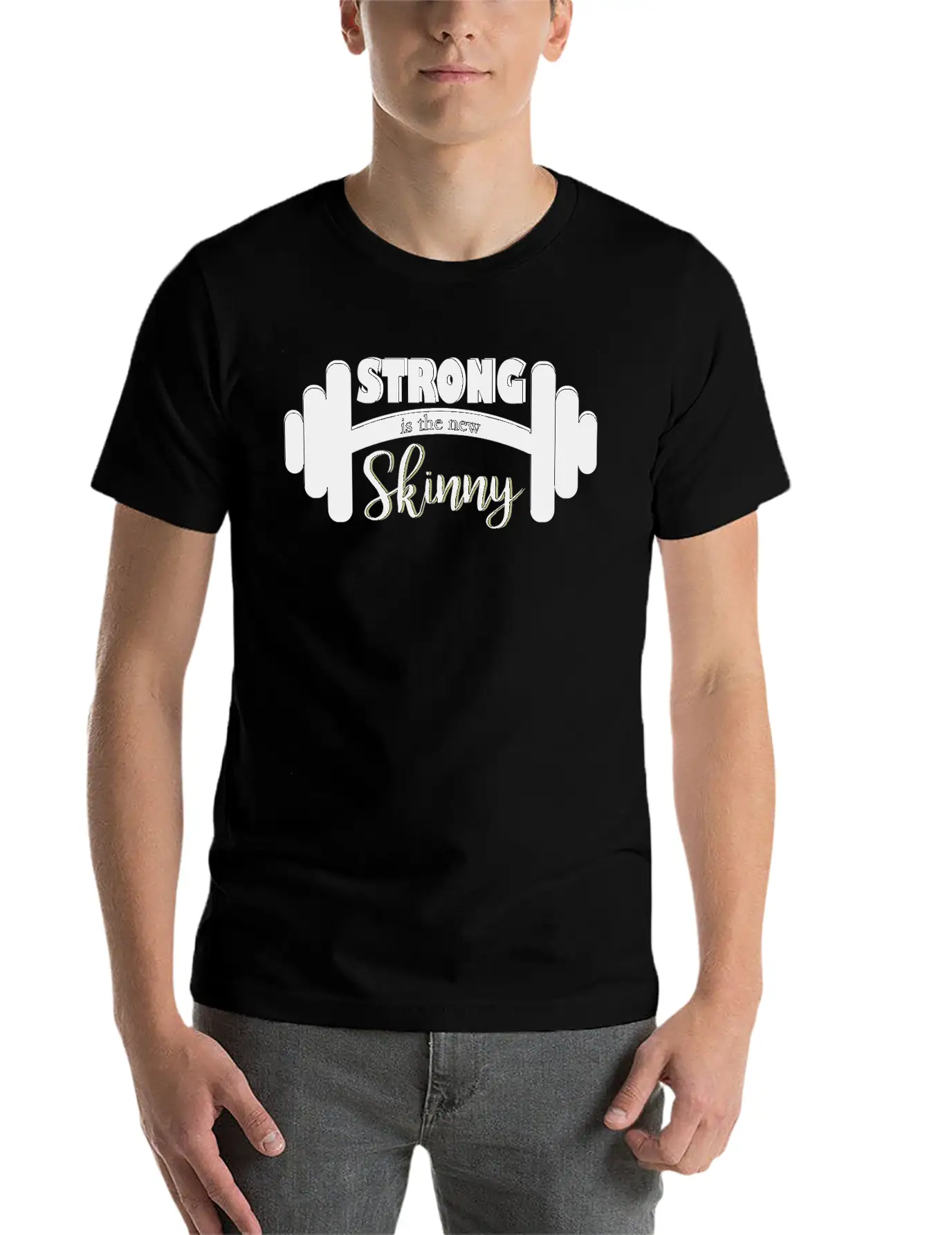 Strong Is Skinny Classic Cotton Tee – Unisex Comfort For Any Season