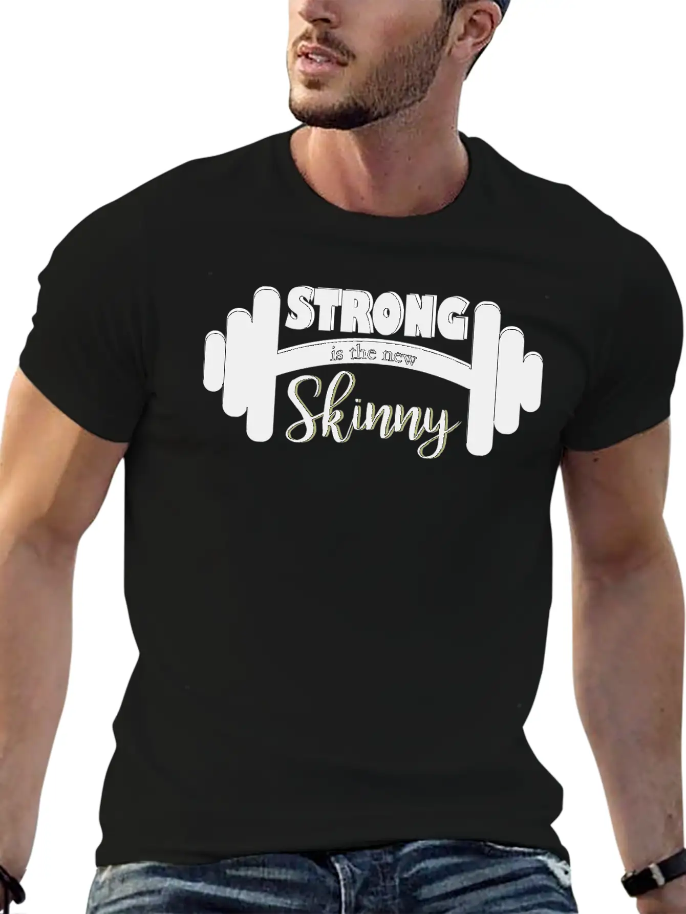 Strong Is Skinny Classic Cotton Tee – Unisex Comfort For Any Season