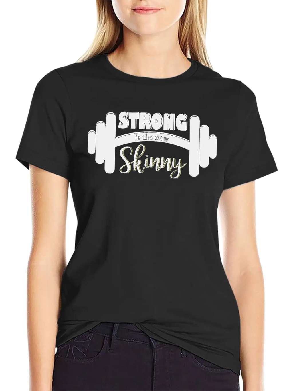 Strong Is Skinny Classic Cotton Tee – Unisex Comfort For Any Season